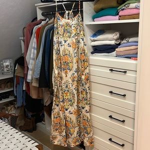 Anthropologie Floral Maxi Dress